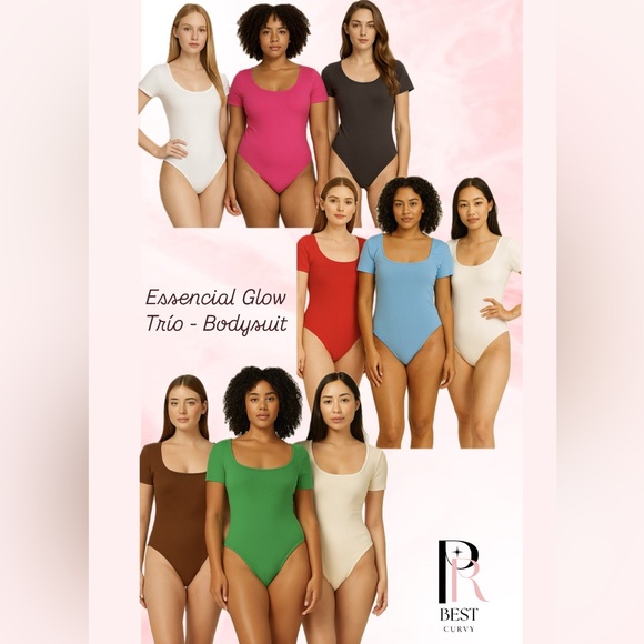 ✨ Essencial Glow Trio-Bodysuit 💎👑 - Picture 1 of 10